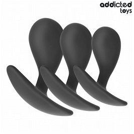 ADDICTED TOYS - SET DI 3 TAPPI ANALI MODELLO 3