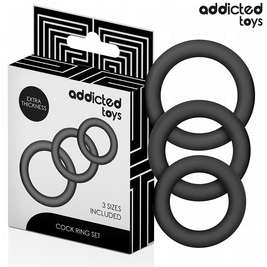 ADDICTED TOYS - SET DI ANELLI IN SILICONE MODELLO 1