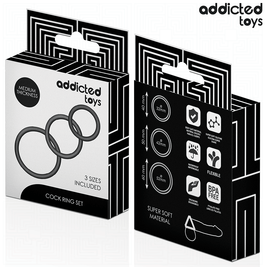 ADDICTED TOYS - SET DI ANELLI IN SILICONE MODELLO 2