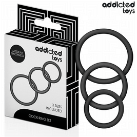 ADDICTED TOYS - SET DI ANELLI IN SILICONE MODELLO 2