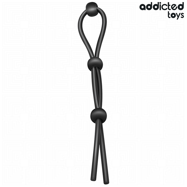 ADDICTED TOYS - CORDA IN SILICONE PER IL PENE A TRIPLO ANELLO
