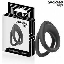 ADDICTED TOYS - ANELLO PER PENE A DOPPIA TEXTURE
