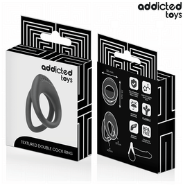 ADDICTED TOYS - ANELLO PER PENE A DOPPIA TEXTURE