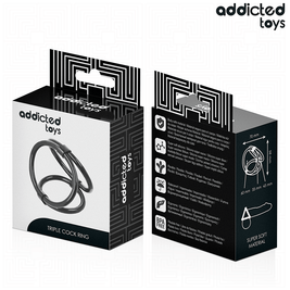 ADDICTED TOYS - ANELLO PER PENE TRIPLO