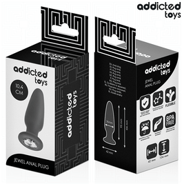 ADDICTED TOYS - PLUG ANALE CON GIOIELLO TAGLIA M 10,4 CM