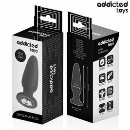 ADDICTED TOYS - PLUG ANALE CON GIOIELLO TAGLIA L 12,6 CM