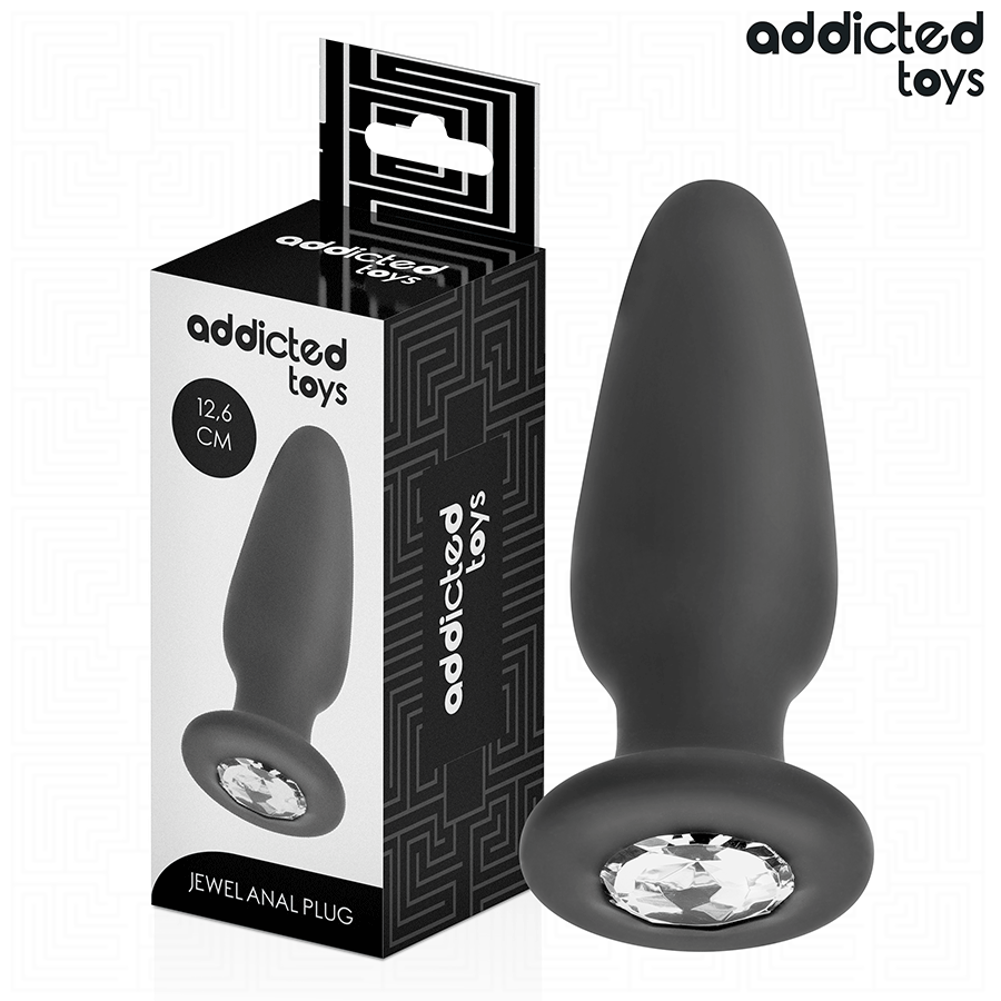 ADDICTED TOYS - PLUG ANALE CON GIOIELLO TAGLIA L 12,6 CM