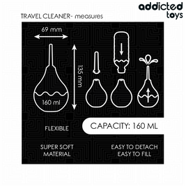 ADDICTED TOYS - DETERGENTE ANALE DA VIAGGIO TAGLIA M 160 ML