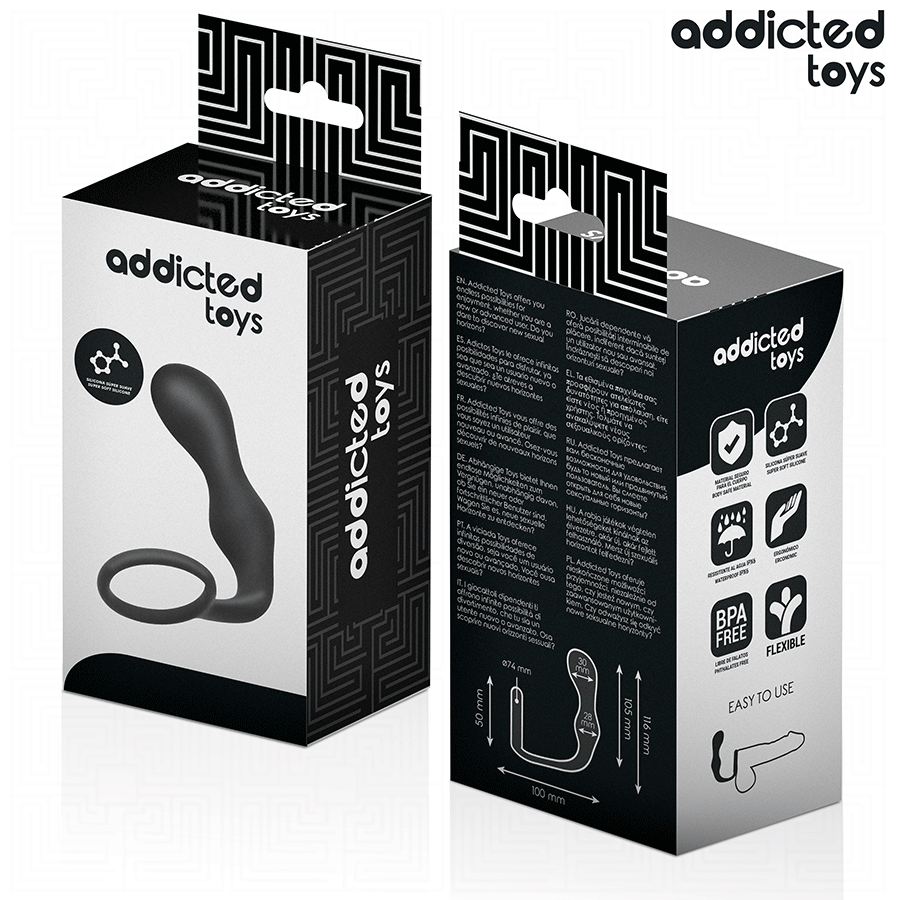 ADDICTED TOYS - PLUG ANALE CON ANELLO MODELLO 3