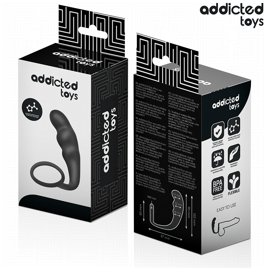 ADDICTED TOYS - PLUG ANALE CON ANELLO MODELLO 4
