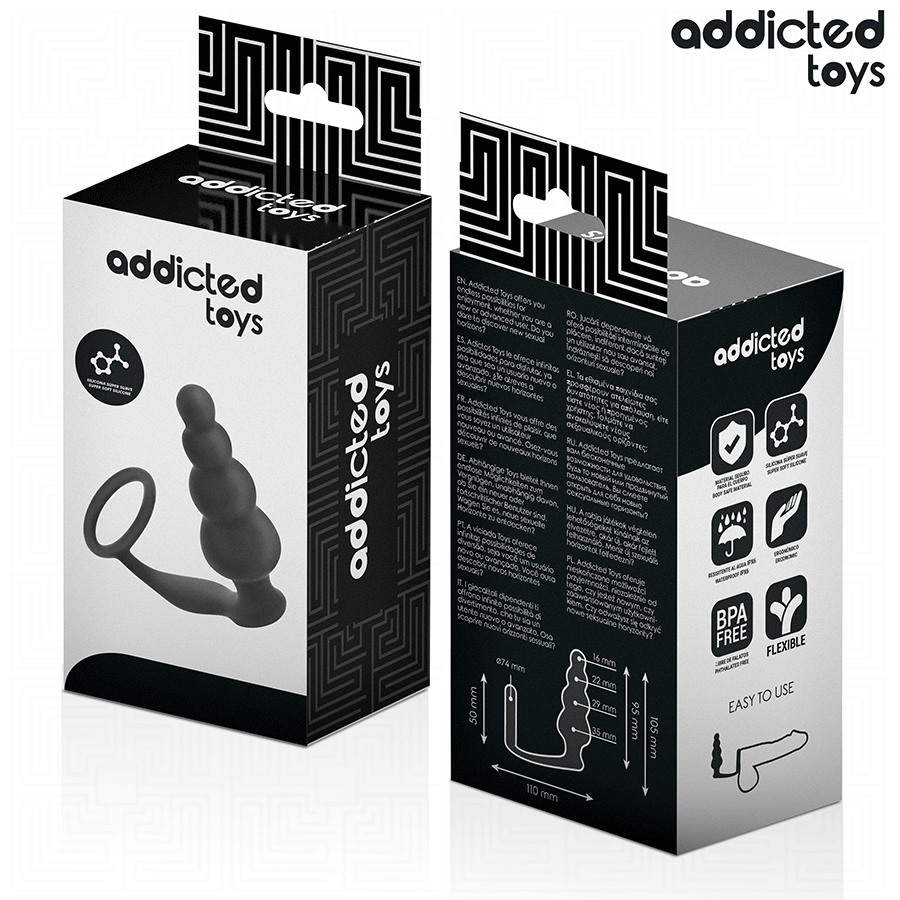 ADDICTED TOYS - PLUG ANALE CON ANELLO MODELLO 5