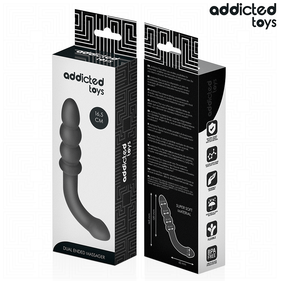 ADDICTED TOYS - MASSAGGIATORE DOPPIO 16,5 CM