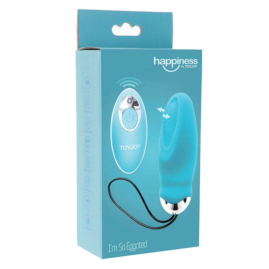 Toyjoy Happiness Vibratore Ovetto con Telecomando Wireless Blu - immagine 7