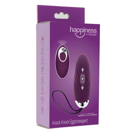 Toyjoy Felicità Knock Knock Vibratore Telecomando Viola Premium - immagine 7