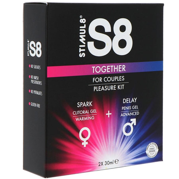 Stimul8 Together Kit Coppia Massaggio Intimo 2x30ml Premium