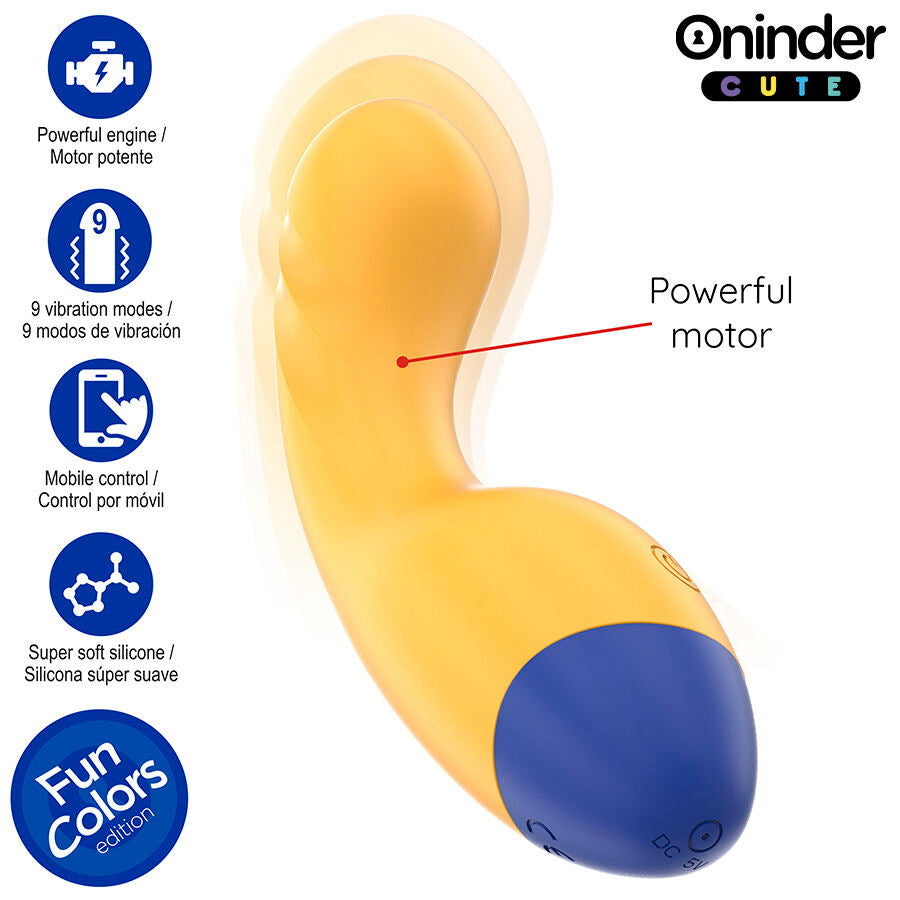 ONINDER CUTE - VIBRATORE PUNTO G LOVE BUDDY MASTER - APP GRATUITA IN TUTTO IL MONDO
