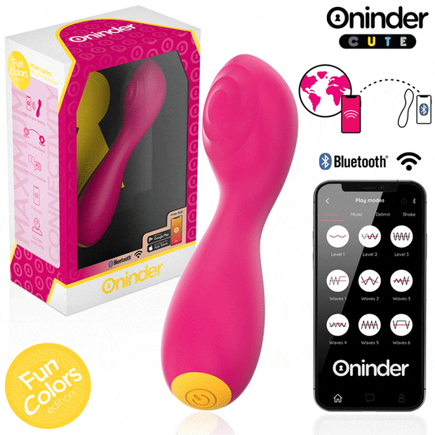 Oninder Cute Vibratore Punto G con App Controllo Remoto