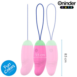 ONINDER CUTE - UOVO VIBRO-ROTANTE IN SILICONE 360° PER AMORE E PIACERE - APP GRATUITA IN TUTTO IL MONDO