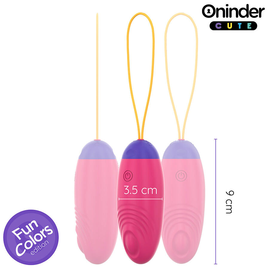 ONINDER CUTE - UOVO IN SILICONE CON VIBRO-ONDA E PIACERE - APP GRATUITA IN TUTTO IL MONDO