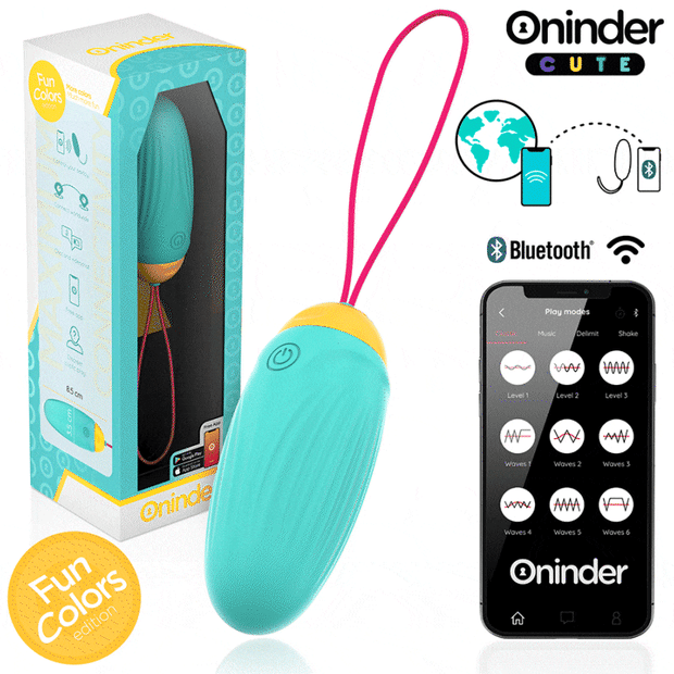 Oninder Cute Uovo Vibrante Premium in Silicone con App - immagine 2