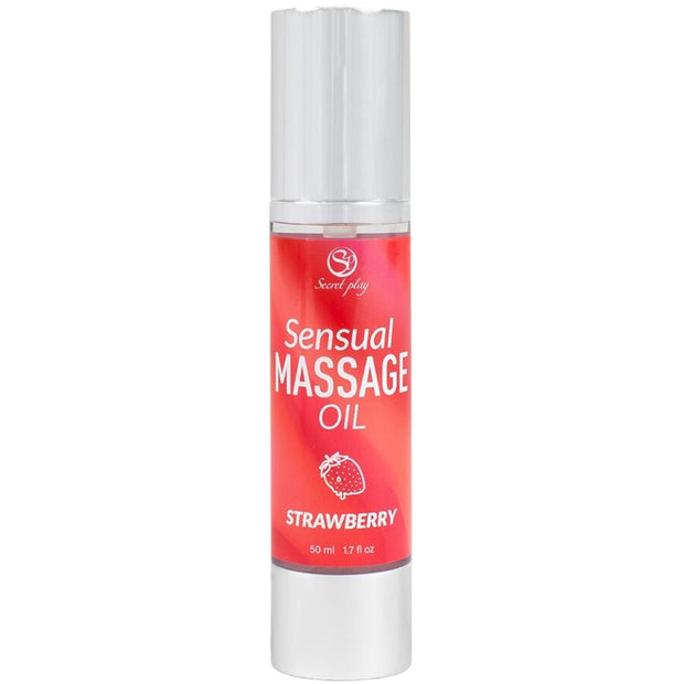 SecretPlay Olio per Massaggi alla Fragola Body-Safe 50ml