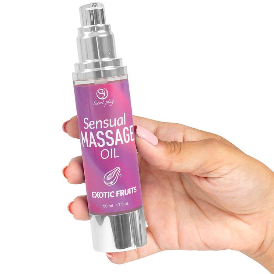 SecretPlay Olio da Massaggio ai Frutti Esotici Body-Safe 50ml - immagine 2