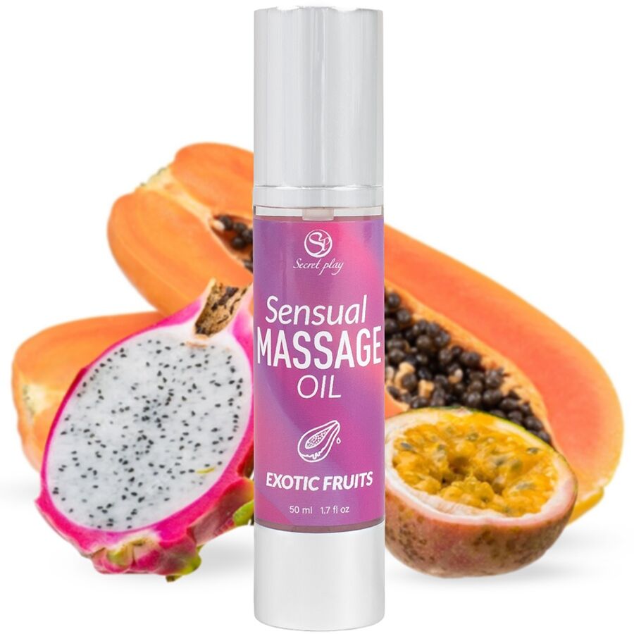SecretPlay Olio da Massaggio ai Frutti Esotici Body-Safe 50ml - immagine 3