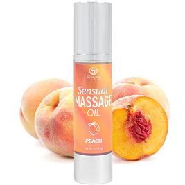 SecretPlay Olio per Massaggi alla Pesca Premium Body-Safe - immagine 3