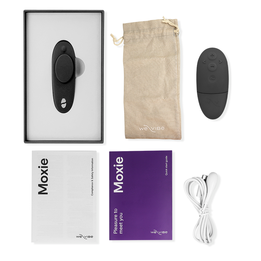 We-Vibe - Moxie + Vibratore Clitorideo Nero