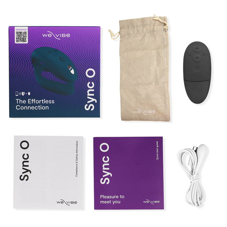 WE-VIBE - SYNC O VIBRATORE FLESSIBILE TELECOMANDO VIOLA