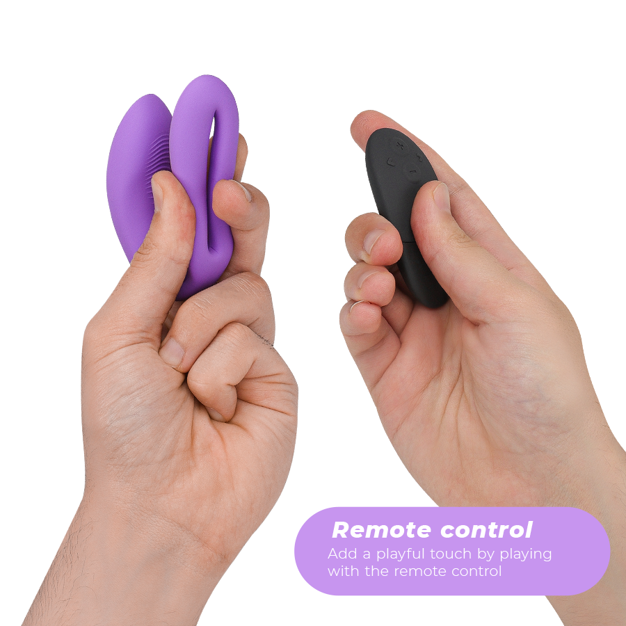 WE-VIBE - SYNC O VIBRATORE FLESSIBILE TELECOMANDO VIOLA