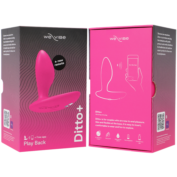 WE-VIBE - DITTO+ VIBRATORE PLUG ANALE NERO