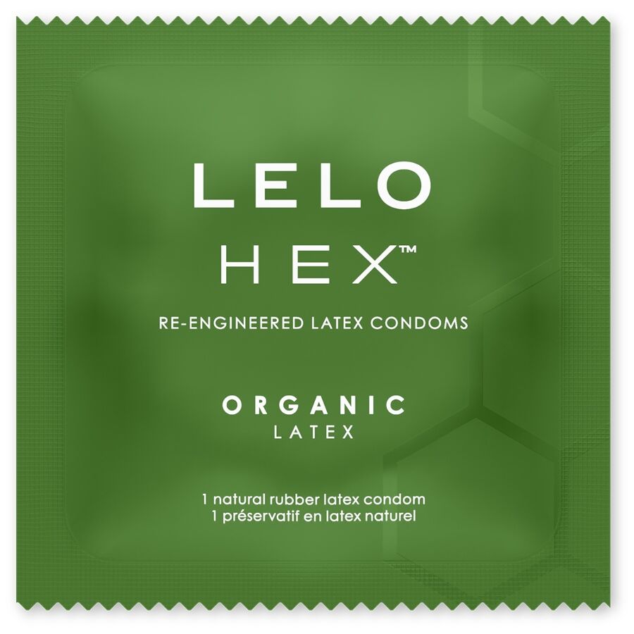 LELO HEX™ Organic: Preservativi in Lattice Bio, L-Arginina per Erezioni, Massima Sicurezza
