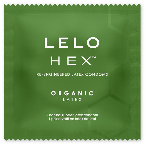LELO HEX™ Organic: Preservativi in Lattice Bio, L-Arginina per Erezioni, Massima Sicurezza