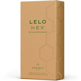 LELO HEX™ Organic: Preservativi in Lattice Bio, L-Arginina per Erezioni, Massima Sicurezza
