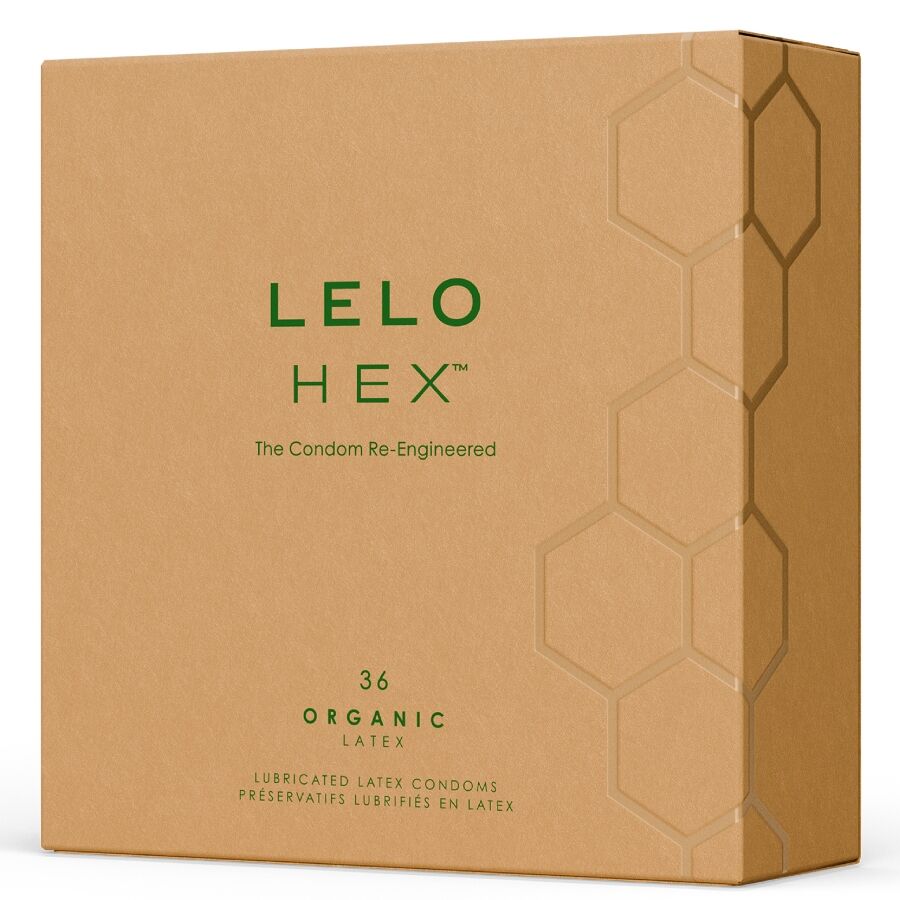 LELO HEX™ Organic Preservativi con L-Arginina e Lattice Biologico