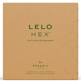 LELO HEX Preservativi Organici Confezione da 36 Unità Premium