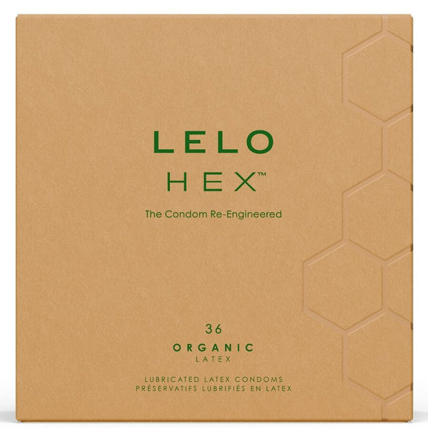LELO HEX Preservativi Organici Confezione da 36 Unità Premium