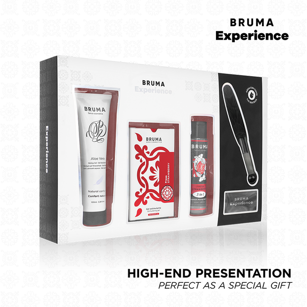 Bruma Xperience Kit Tentazione Fragola con Potenziatore | Benessere di Coppia