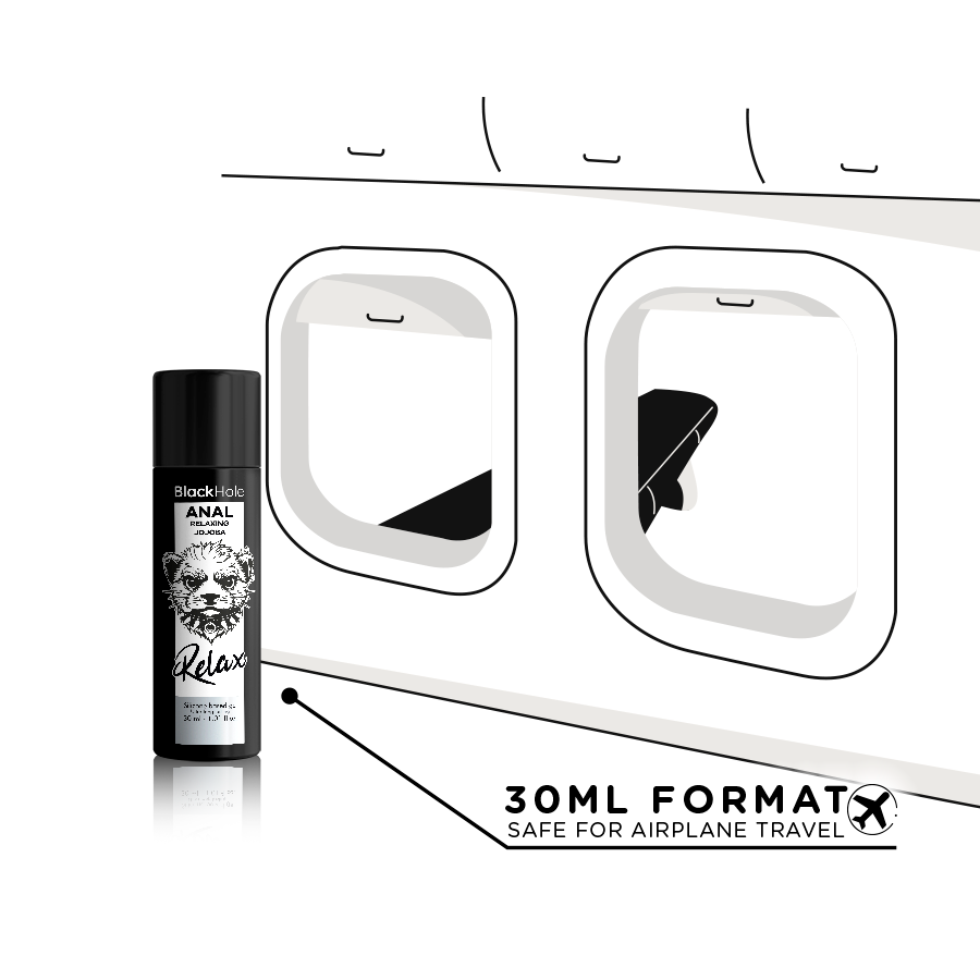 BLACK HOLE - RILASSANTE ANALE JOJOBA RELAX BASE SILICONE 30 ML
