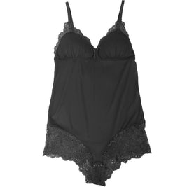 SUBBLIME - ORSACCHIOTTO CON DETTAGLI IN PIZZO FLOREALE NERO S/M