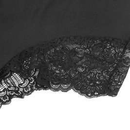 SUBBLIME - ORSACCHIOTTO CON DETTAGLI IN PIZZO FLOREALE NERO S/M