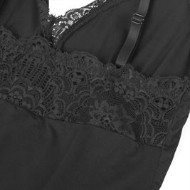 SUBBLIME - ORSACCHIOTTO CON DETTAGLI IN PIZZO FLOREALE NERO L/XL