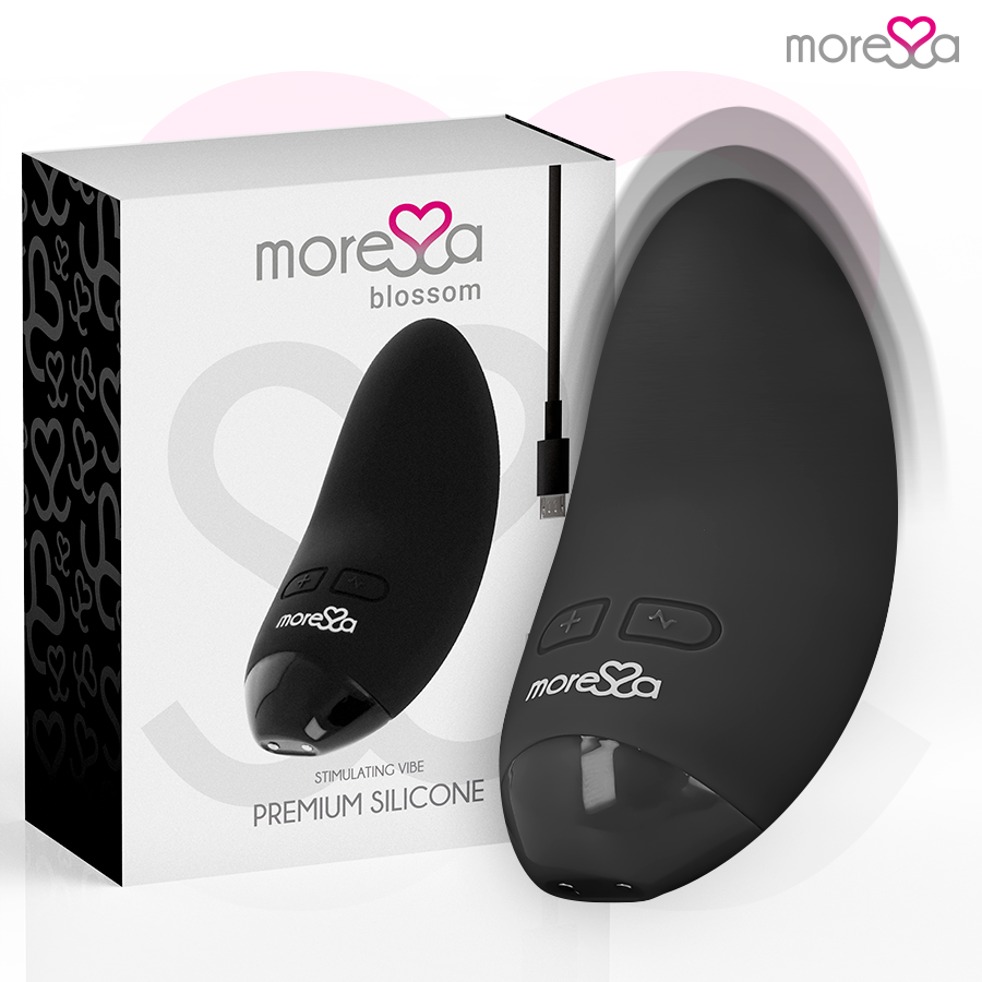 Moressa Blossom Mini Vibratore in Silicone Nero Premium