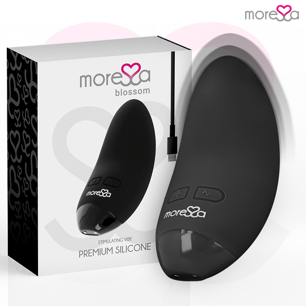 Moressa Blossom Mini Vibratore in Silicone Nero Premium