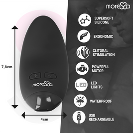 Moressa - Vibratore Nero Fiore
