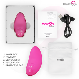 Moressa Blossom Mini Vibratore in Silicone Rosa Premium - immagine 6
