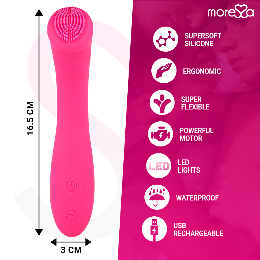 Moressa Celso Premium Vibratore Punto G Ricaricabile USB - immagine 4