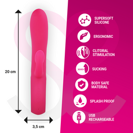 MORESSA - DUSTIN ONDE STIMOLANTI PER IL CLITORIDE E POTENTI VIBRAZIONI SILICONE PREMIUM RICARICABILE