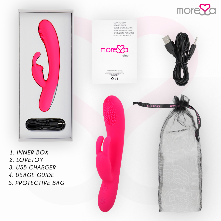 Moressa - Gino Premium Silicone Ricaricabile
